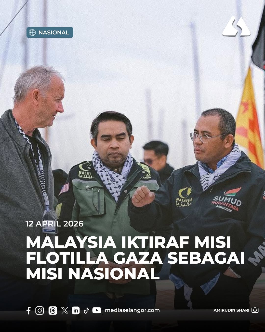 Malaysia iktiraf misi flotilla Gaza sebagai misi nasional