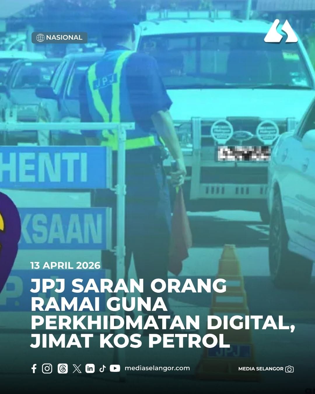 JPJ saran orang ramai guna perkhidmatan digital, jimat kos petrol