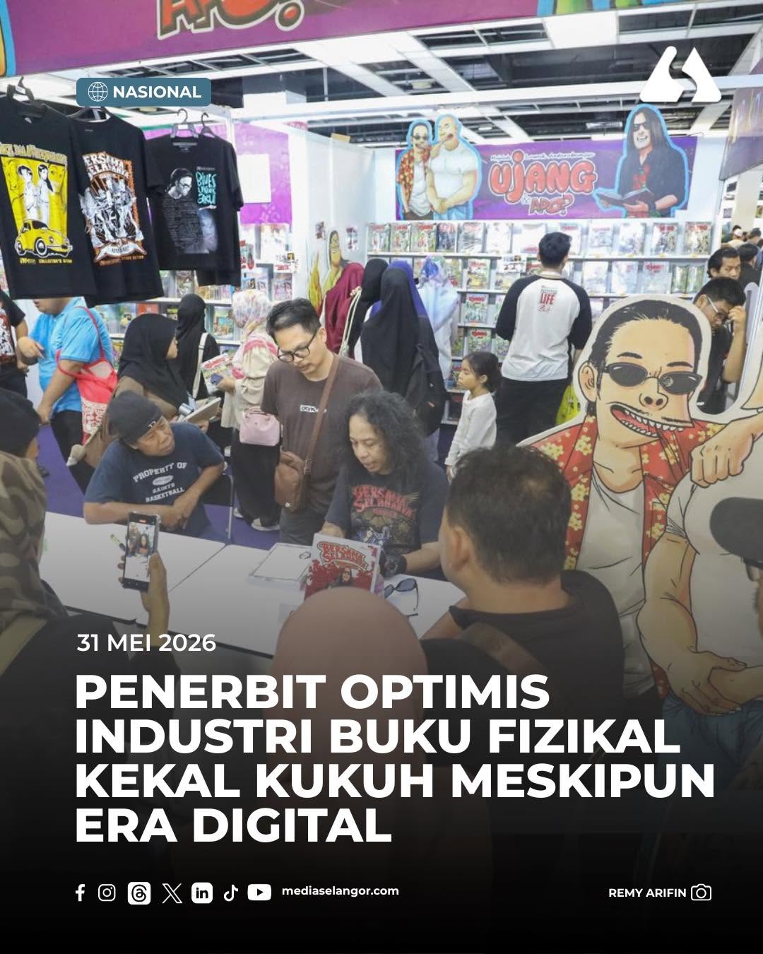 Penerbit optimis industri buku fizikal kekal kukuh meskipun era digital