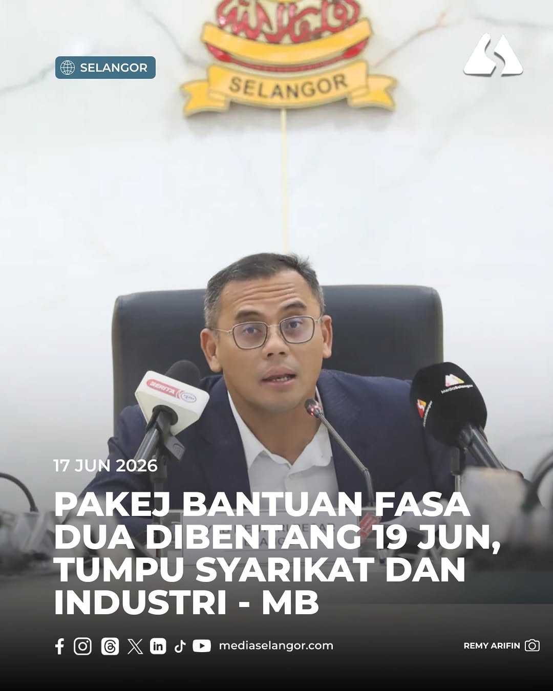 Pakej bantuan fasa dua dibentang 19 Jun, tumpu syarikat dan industri